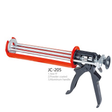 JC-205 Silicone Sealant Cylinder PNEU Power Coated Aluminum Handle Caulking Gun